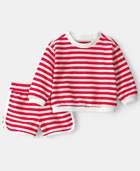 Carter's Baby Boys' Crewneck T-Shirt and Shorts, 2-Piece Set