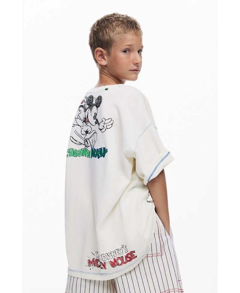 Desigual Boys Boys's Mickey Mouse printed T-shirt