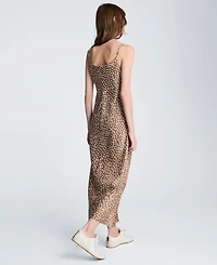 Kenneth Cole Women's Polka Dot Cowl Neck Slip Dress