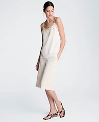 Kenneth Cole Women's Lace Trim V-Neck Camisole Top