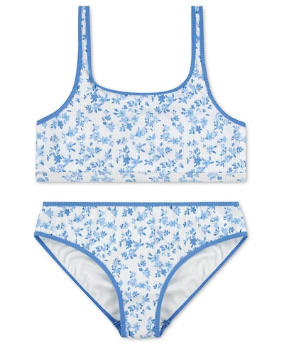 abercrombie kids Girls' 5-17 Scoop Neck Top & Swim Bottoms, 2-Piece Set