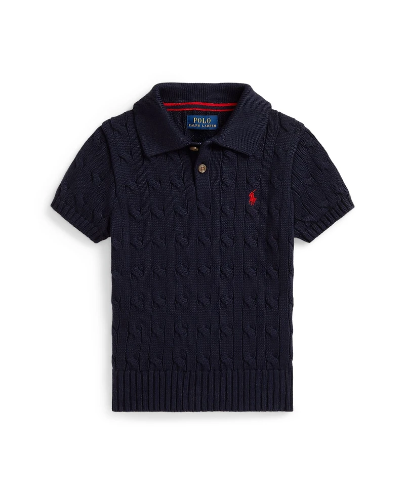 Polo Ralph Lauren Boys 2-7 Cable-Knit Cotton Sweater