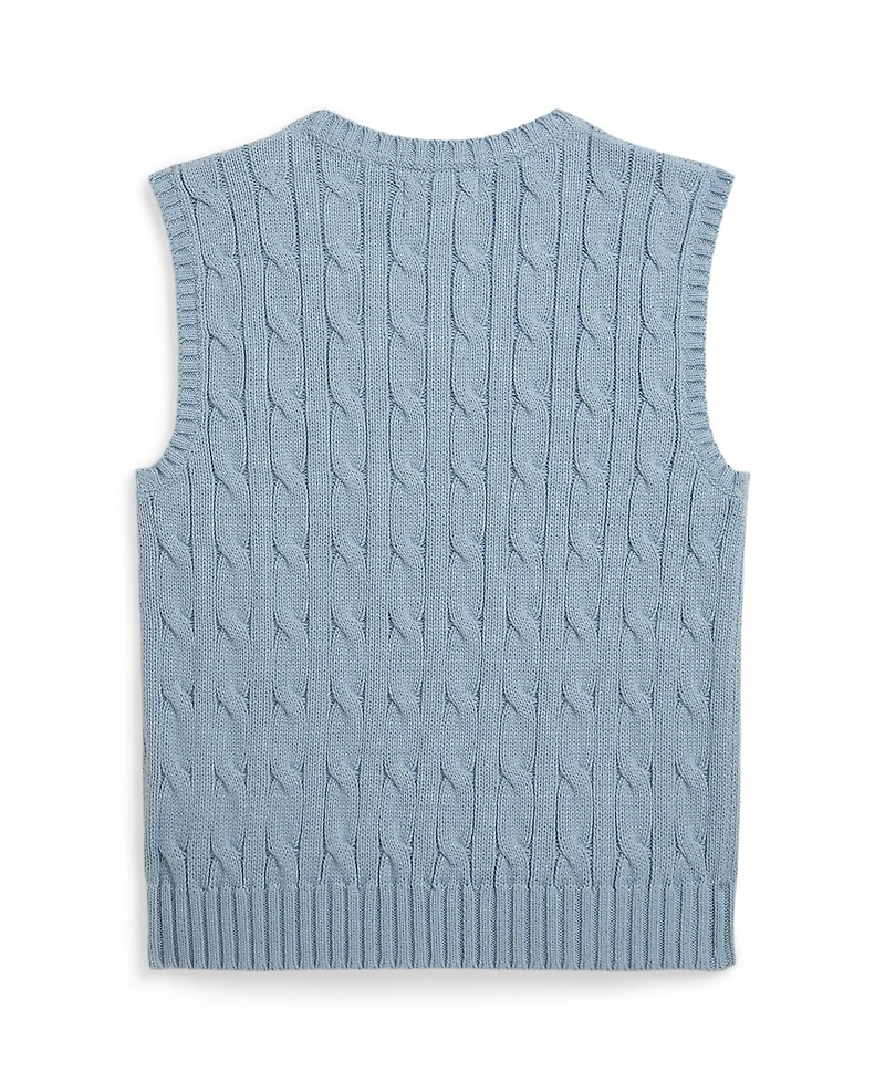 Polo Ralph Lauren Boys 2-7 Cable-Knit Cotton Sweater Vest