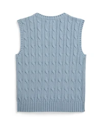 Polo Ralph Lauren Boys 2-7 Cable-Knit Cotton Sweater Vest