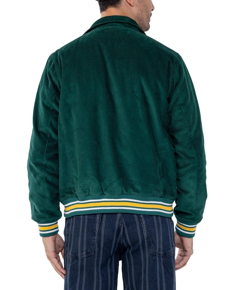 Members Only Men's Corduroy Varsity Jacket
