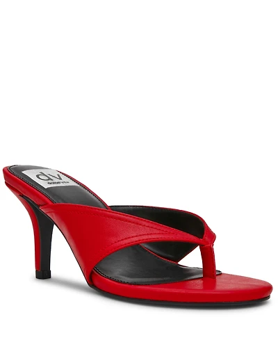 Dv Dolce Vita Women's Clarity High Heel Thong Dress Sandals