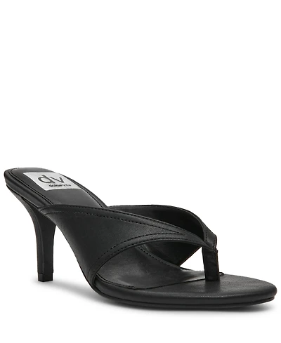 Dv Dolce Vita Women's Clarity High Heel Thong Dress Sandals