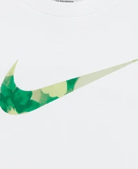 Nike Girls' Toddler 2T-4T Move with Nature Crewneck T-Shirt and Mesh Shorts, 2-Piece Set