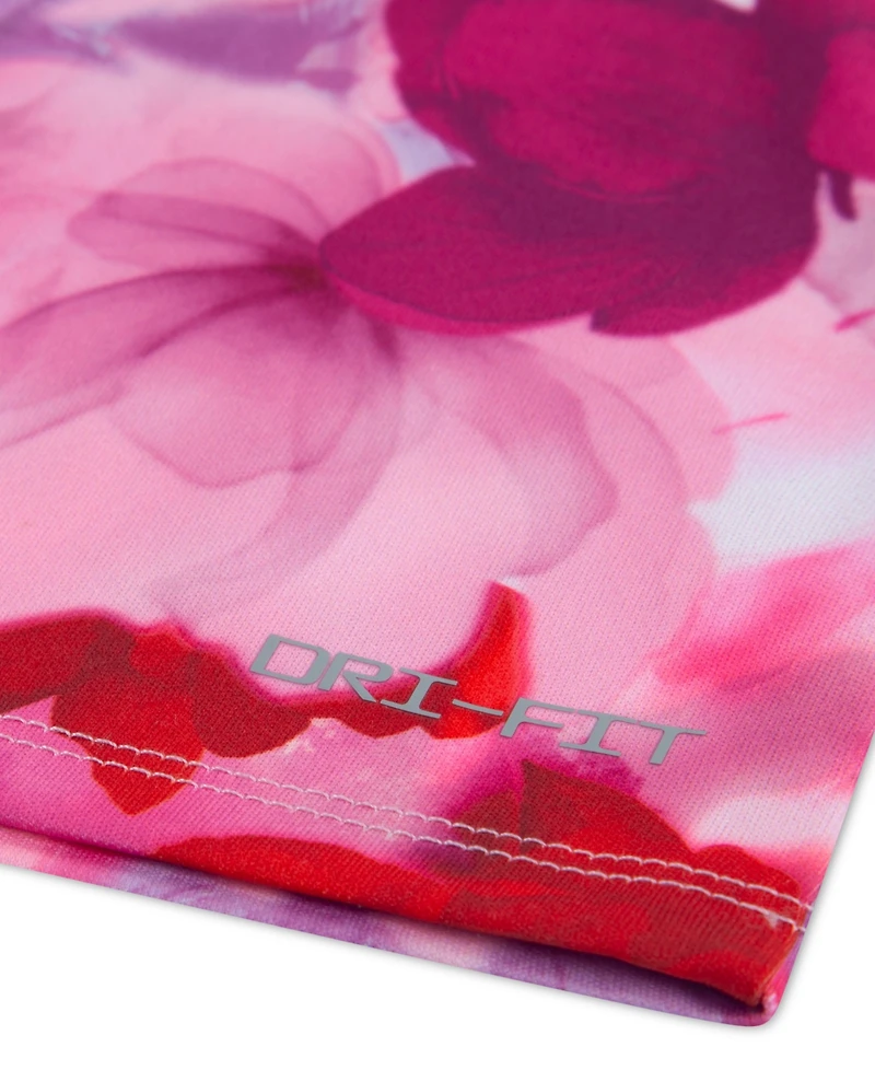 Nike Girls' 4-6X Move With Nature Crewneck T-Shirt and Shorts, 2-Piece Set