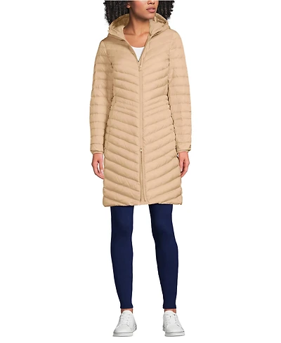 Lands' End Women's Petite Wanderweight Packable Down Coat