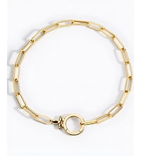 Mint & Lily Paperclip Bracelet