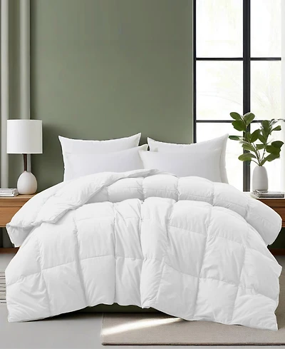 Unikome Luxury Goose Down Feather Fiber Comforter, California King