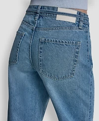 Dkny Jeans Petite Mid-Rise Barrel