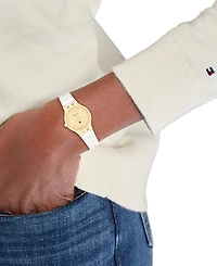 Tommy Hilfiger Women's Quartz White Silicone Strap Watch, 25mm