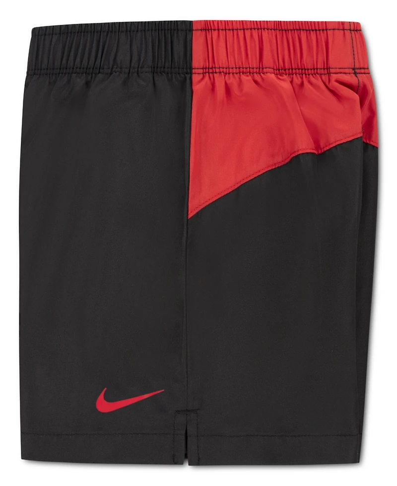 Nike Boys' Toddler 2T-4T Dri-fit Crewneck T-Shirt and Woven Shorts, 2-Piece Set