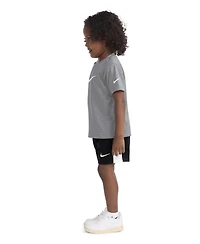 Nike Toddler Boys Dri-fit Swoosh T-Shirt & Shorts Set