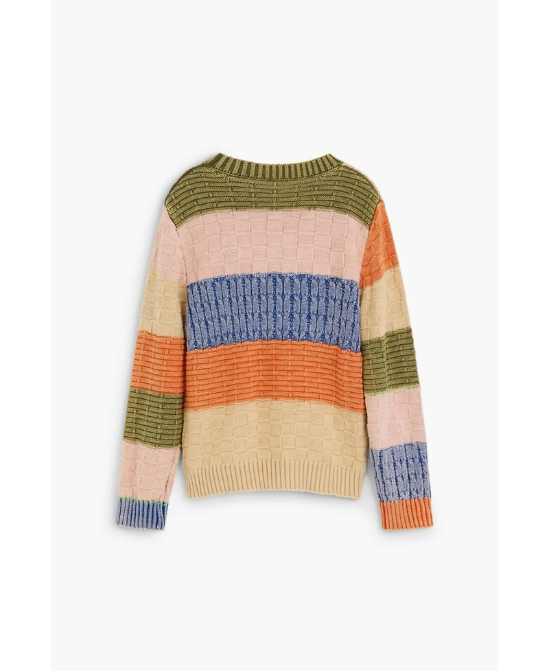 Desigual Boys Boys's Knit sweater with patches