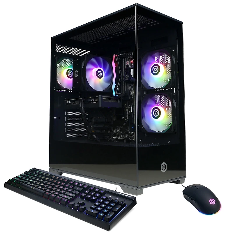 CyberPowerPC Gamer Master Gaming Desktop Computer Amd Ryzen 5 8400F 4.2GHz, 16GB Ram, 1TB Ssd, Nvidia GeForce Rtx 5060 Ti 8GB, Windows 11 Home, Black