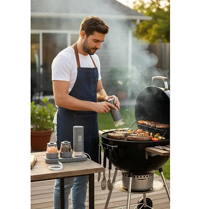 Seamless Outdoors 3 Piece Grillng Herb Mill Grinder