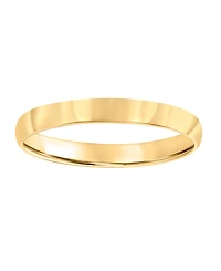 Macy's Low Dome Wedding Band Ring 10k Yellow Gold