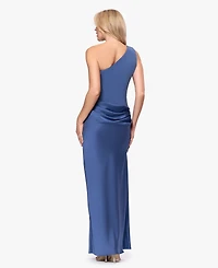 Betsy & Adam Women's One Shoulder Dress