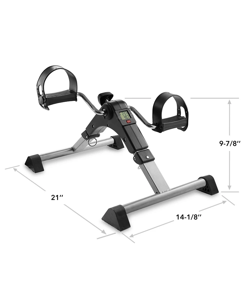 Node Fitness Foldable Under Desk Exercise Bike Portable Arm and Leg Pedal Exerciser