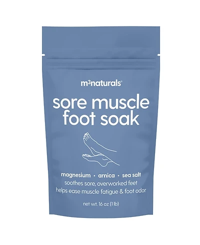 M3 Naturals Sore Muscle Foot Soak, 16oz