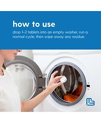 M3 Naturals Washing Machine Cleaner | Mint | 24ct