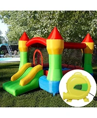 Hongge Kids Outdoor and Indoor Play Inflatable Castle Bounce House with Slide and Blower