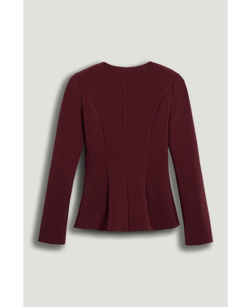 Nocturne Women's Zip-Front Structured Top