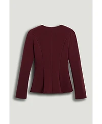 Nocturne Women's Zip-Front Structured Top