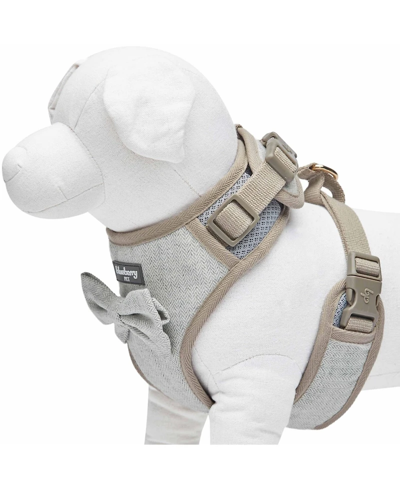 Blueberry Pet Textured Tweed Dog Harness Vest