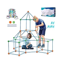 Slickblue 120PCS Kids Fort Builder Set Educational Building Toy Gift