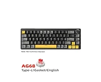 Risokeys Mechanical Gaming Keyboard,68-Key Hot Swappable Red Switch,Wired Rgb Backlit for Pc/Laptop – for Gamers & Workers