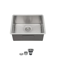 flynama 23x18x9inch Undermount Kitchen Sink Single Bowl Stainless Steel 16 Gauge Deep Basin