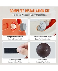 Slickblue Toddler Slide Playset with Climb Ladders and Bus-Themed Design