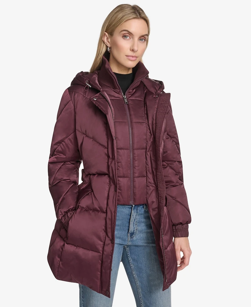 Andrew Marc Women's Mallee Belted Parka