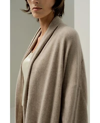 Lilysilk Women's Calf-Length Cashmere Cardigan