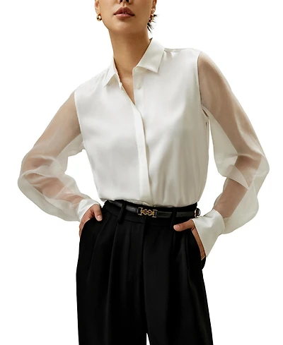 Lilysilk Women's Ethereal Silk Shirt