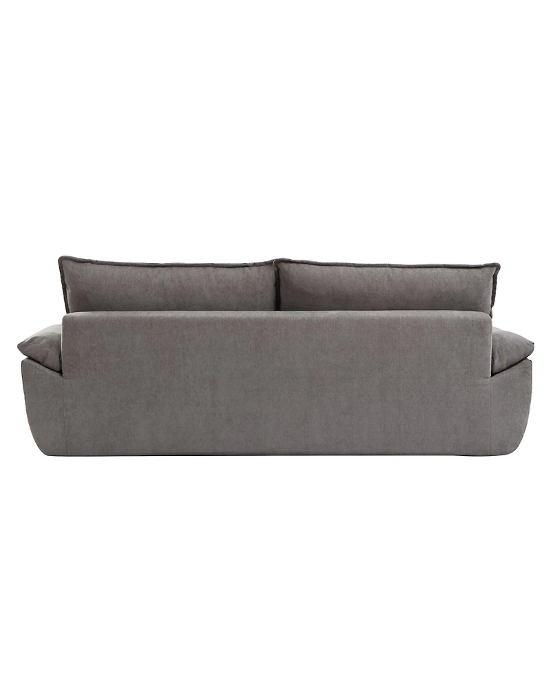 Hulala Home Enrique Modern 90"W Oversized Compressed High-density Foam Sofa and No Assembly Needed