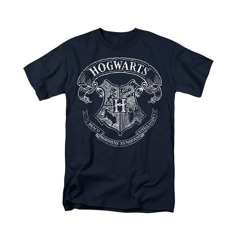 Harry Potter Men's Hogwarts School Crest T Shirt