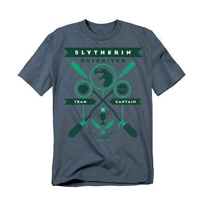 Harry Potter Men's Slytherin Quidditch Team Captain T Shirt