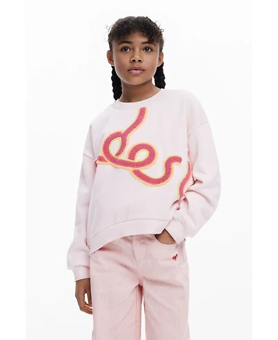 Desigual Girls's Loop logo Sweatshirt