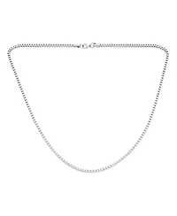 Bling Jewelry Solid Heavy 5MM Venetian Box Link Chain Necklace .925 Sterling Silver Made In Italy 16 Inch