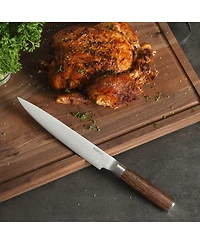 Babish High-Carbon 1.4116 German Steel 8 Inch Full Tang, Forged Carving Knife