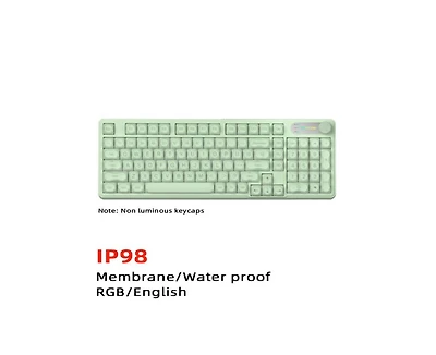 Risokeys Gaming Mechanical Keyboard, Rgb Backlit, Silent Keycaps, Multifunction Knob – for Pc Gaming, Office Work, Gamers & Typists