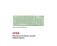 Risokeys Gaming Mechanical Keyboard, Rgb Backlit, Silent Keycaps, Multifunction Knob – for Pc Gaming, Office Work, Gamers & Typists