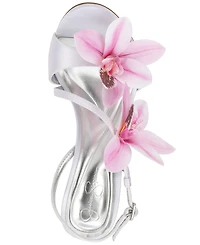 Jessica Simpson Women's Jylia Strappy Orchid Embellished Stiletto Dress Sandals