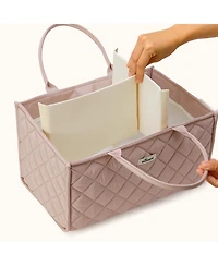 Sunveno Quilted Diaper Caddy Organizer