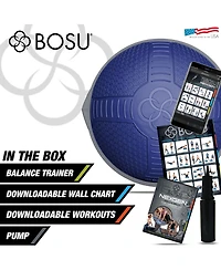 Bosu Nexgen Balance Strength Trainer, Home Gym Workout Equipment, 26", Dusk